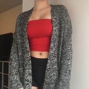 Black and White Forever 21 Cardigan